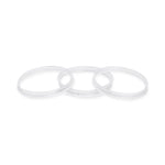 Dwk Life Sciences Kimble Round Glass Media Bottles with Blue Screw Caps 14395E-452 - 10.0 Each - MDL-CSX14395E452