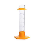 DWK Kimble 20025H-25 Educational Grade Cylinder with Plastic Base, Bumper, Blue Scale, 25 mL - MDL-CSX20025H25 - 24 Each