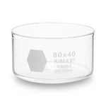 DWK Kimble 23000-10050 Borosilicate Glass Crystallizing Dish with Reinforced Rim, 340 mL Capacity, 100 mm x 50 mm - MDL-CSX2300010050 - 18 Each