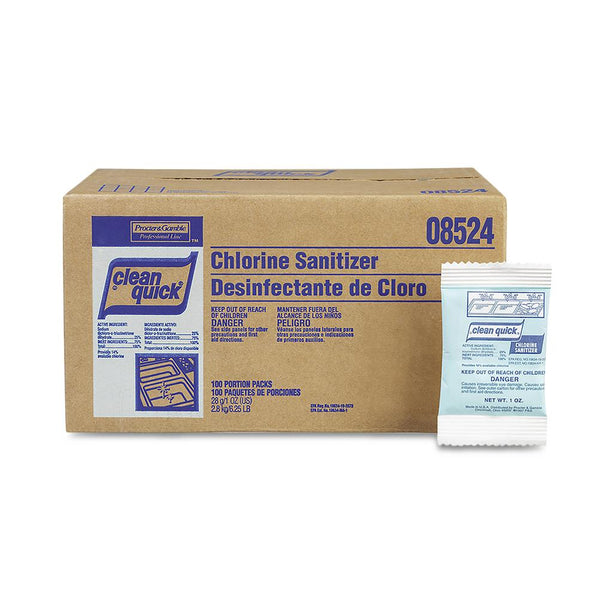Procter & Gamble P&G Clean Quick Chlorinated Powder Sanitizer 10037000025846 - 100.0 Each