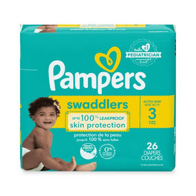 Procter & Gamble Pampers Swaddlers Diapers 82843 - 104.0 Each