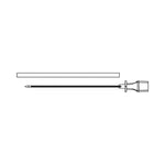 Avanos Straight RF (Radiofrequency) Cannula with Radiopaque Marker, 10 mm Tip, 22 G x 100 mm, Medical and Curved - K-C2210010