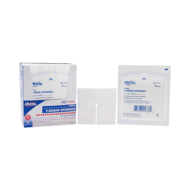 Dukal Corporation I. V. and T-Drain Sponges 7470 - 600.0 Each