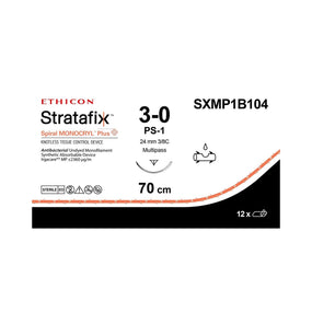 Ethicon Stratafix Spiral Monocryl Plus Sutures SXMP1B104 - 12.0 Each