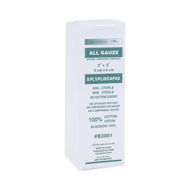 Amd-Ritmed Inc AMD Ritmed All-Gauze Sponges B3001 - 5000.0 Each