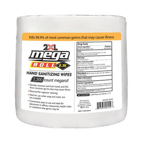 2XL Corporation Mega Roll Wipes by 2XL Corp 2XL-422 - 2300.0 Each