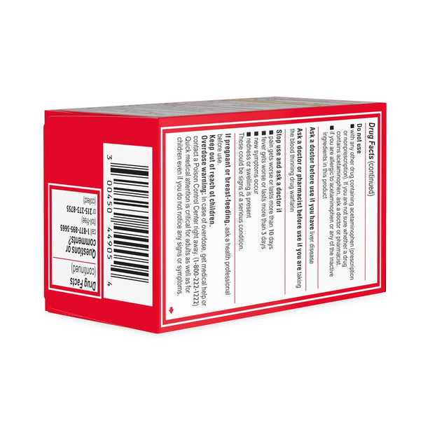 Johnson & Johnson Tylenol Extra-Strength Caplets 44905 - 72.0 Each