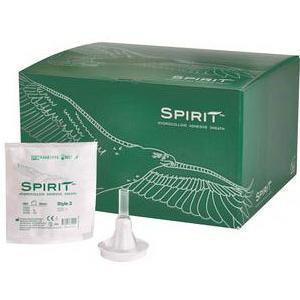 C.R. Bard with Hydrocolloid Adhesive Sheath 35304 Spirit Male External Catheter, Style 1, Large, 36 mm - MDL-BRD35304 - 30 Each