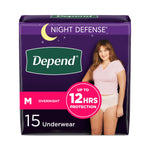 Kimberly-Clark Corporation Depend Night Defense Underwear for Women 51703 - 60.0 Each - MDL-KCD51703