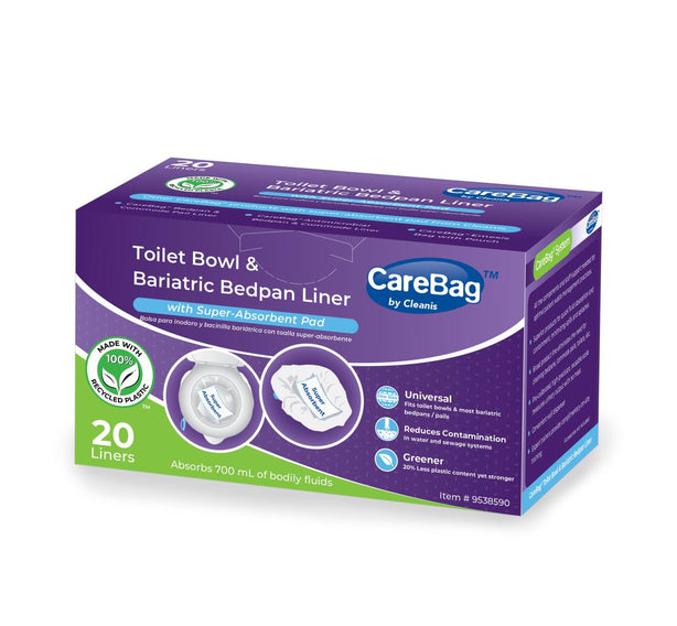 Cleanis Inc Toilet Bowl Liner w/Super Absorbent Pad 9538590 - 360.0 Each