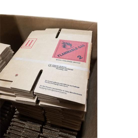 Gebauer GEB Box, for Ethyl Chloride Bottles - UN-04 - 15 Each