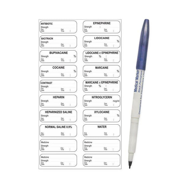 Pdc Healthcare Sterile Labels with Pen STER-25 - 100.0 Each