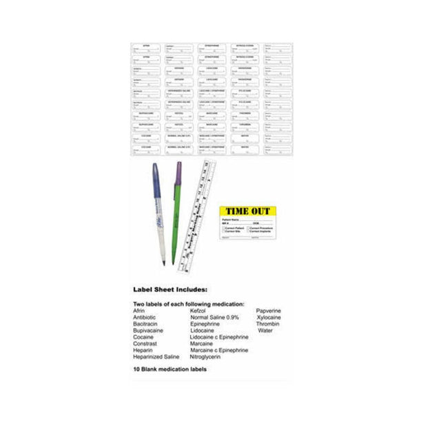 Pdc Healthcare Sterile Labels with Pen STER-30 - 100.0 Each