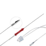Cook Ova-Stiff EchoTip G38433 Ovum Single Lumen Aspiration Needle, 17G x 30 cm, 30 cm Flushing Line, B Bevel - MDL-COKG38433 - 1 Each