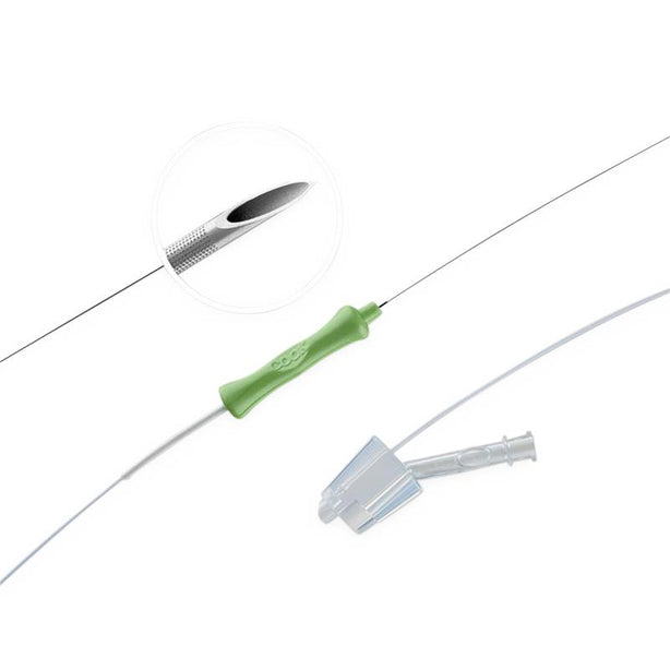 Cook Inc Aspiration Needles: Ovum Single Lumen Aspiration Needle, 19G x 35 cm, 60 cm Aspiration Line, A Bevel, Thin Wall Needle G38845 - 1.0 Each - MDL-COKG38845