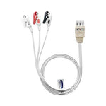 Authentic Medical ECG / EKG Cables DLS-PHP3L-4F - 100.0 Each