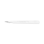 Swann Morton Swann-Morton Stainless Steel Blades Disposable Surgical Scalpel with White Handle, Sterile, #11 - 0511 - 10 Each