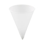 Dart Container Solo Conical Water SCC4R2050 Cone-Shaped Paper Cup, White, Unprinted, 4 oz. - MDL-RJHSCC4R2050 - 5000 Each