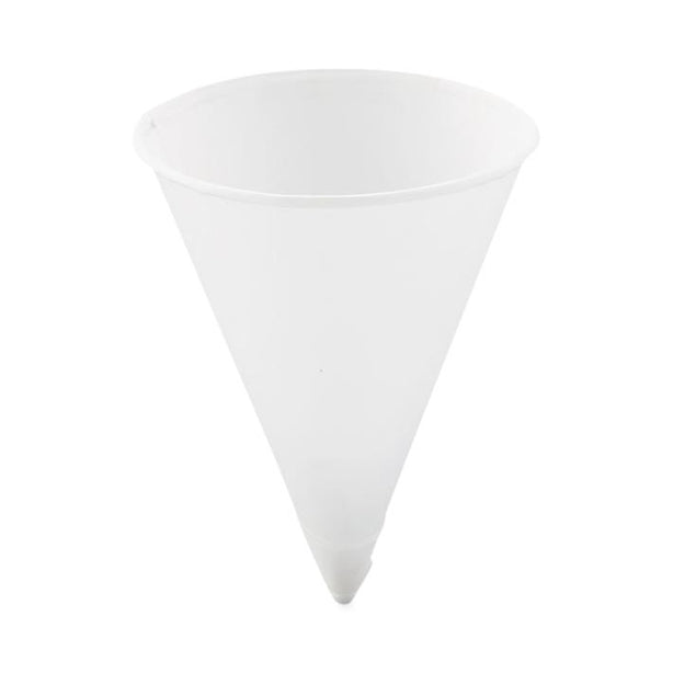 Dart Container Solo Conical Water SCC4R2050 Cone-Shaped Paper Cup, White, Unprinted, 4 oz. - MDL-RJHSCC4R2050 - 5000 Each