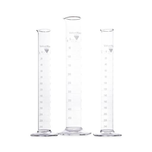 DWK Kimble Fritted Bump Trap for Rotary Evaporator 50030-1000 Graduated Cylinder, Class B, To Deliver, with Double White Scale, 1000 mL - MDL-CSX500301000 - 4 Each