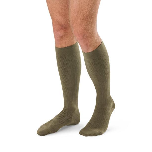 Bsn Medical Inc BSN Medical Men's Knee-High Ribbed Compression Socks 115123 - - MDL-BDF115123