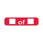 Health Care Logistics HCL Blank "__ of __" Label 2116 - 1000.0 Each