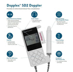 Arjohuntleigh Getinge Group Dopplex SD2 Bi-directional Dopplers LUS-SD2-OP3XS 1.0 Each