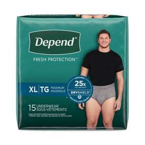 Kimberly-Clark Corporation Depend Briefs 47930 - 15.0 Each