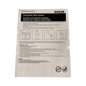 Ecolab Disposable Wipe System 6000246 - 6.0 Each