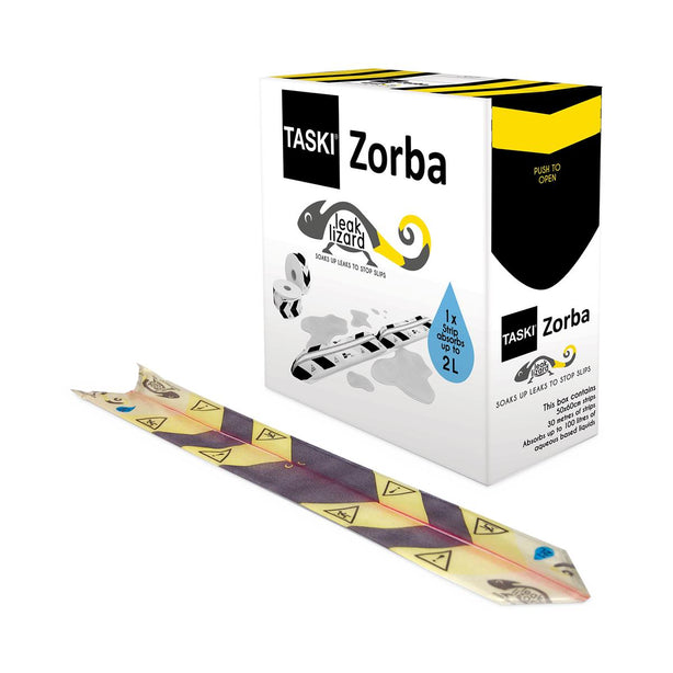 Diversey Inc Taski Zorba Leak Lizard Absorbent Strips 7523269 - 1.0 Each