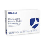 Dukal Plastic Drinking Cup, 5 oz., White, 1000 per Case, Disposable - DKL27706