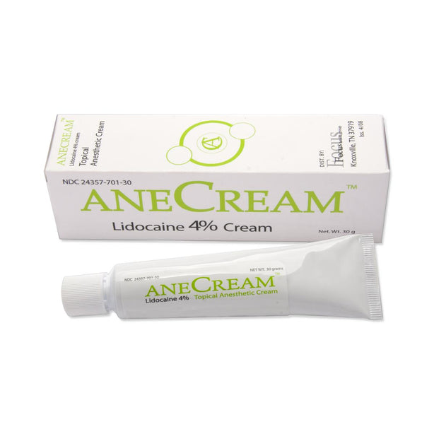 Focus Pain Relief AneCream 4% Lidocaine Cream, 30 g - 24357-701-30 - 1 Each