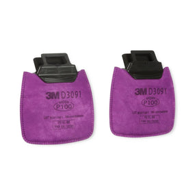 3M Secure Click Particulate P100 Filters D3091 - 50.0 Each