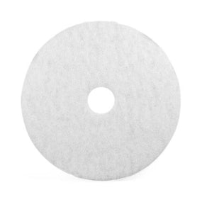 3M 4100 Series White Super Polish Pad 7000000686 - 5.0 Each