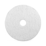 3M 4100 Series White Super Polish Pad 7000000687 - 5.0 Each