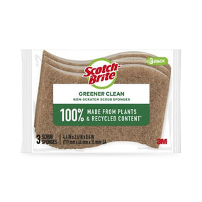 3M Scotch-Brite Greener Clean Non-Scratch Scrub Sponge - MOE7100195729