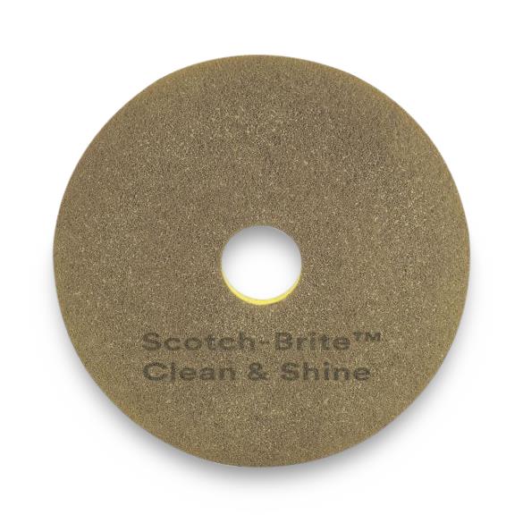 3M Scotch-Brite Clean & Shine Pad 7100148017 - 5.0 Each