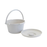 Graham-Field Inc PVC Commode Pail 89001 - 1.0 Each - MDL-GHF89001