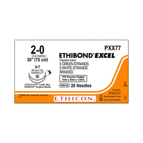 Ethicon Ethibond Excel Polyester Sutures PXX77N - 6.0 Each
