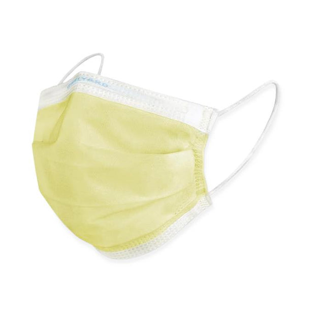 Halyard ASTM Level 1 Procedure Mask with Ear Loops, Yellow - 47567 - 500 Each