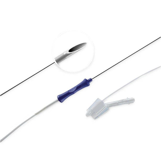 Cook Inc Aspiration Needles: Ovum Single Lumen Aspiration Needle, 16G x 30 cm, Aspiration Line Length 60 cm, Heavy Wall Needle - COKG55483