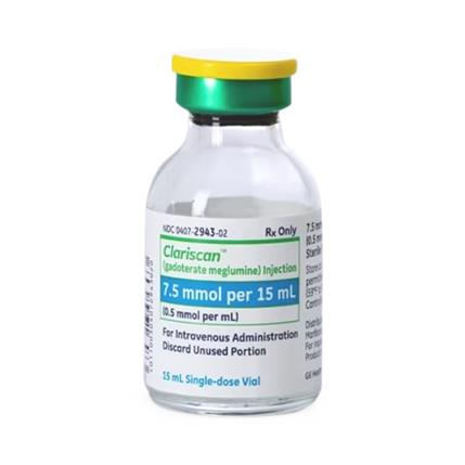 Ge Clariscan (Gadoterate Meglumine) Injection, 15 mL - 1193467 - 10 Each