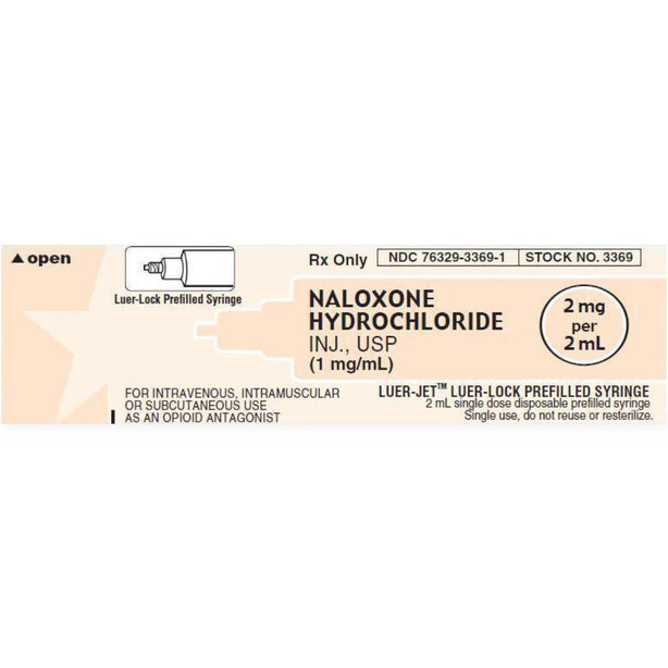 International Medication Systems, L Naloxone Hydrochloride Injections 76329-3369-01 - 10.0 box