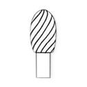 Stryker TPS Elite Egg Burrs 5820-015-060 - 1.0 Each