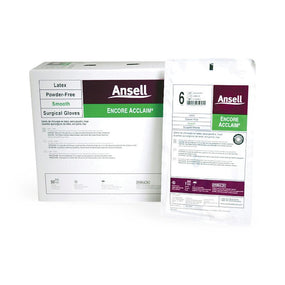 Ansell Healthcare ENCORE Latex Acclaim Powder-Free Surgical Gloves 5795003 - 400.0 Each