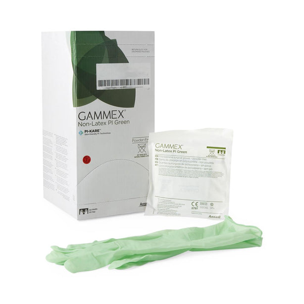 Ansell Healthcare Gammex PI Green Surgical Gloves V20685255 - 400.0 Each