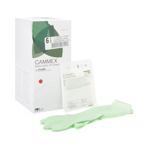Ansell Healthcare Gammex PI Green Surgical Gloves V20685265 - 400.0 Each