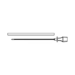 Avanos Straight RF (Radiofrequency) Cannula with Radiopaque Marker, 5 mm Tip, 22 G x 100 mm, Medical and Curved - K-C221005PK