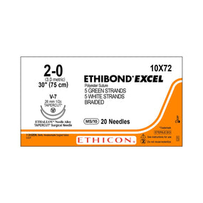 Ethicon Ethibond Excel Polyester Sutures 10X72N - 6.0 Each