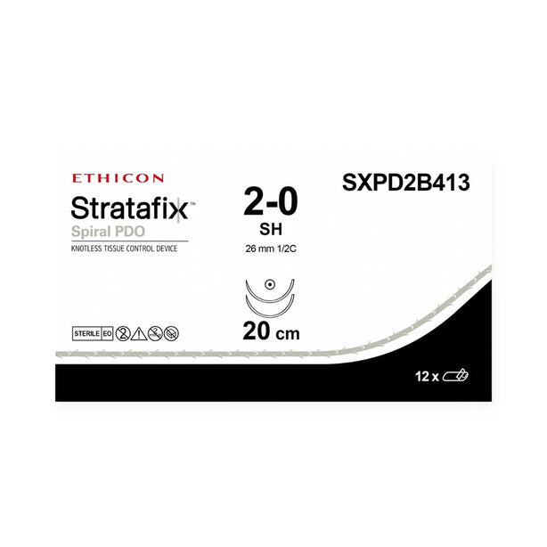 Ethicon Stratafix Spiral Monocryl Plus Sutures SXMP2B413 - 12.0 Each - MDL-ETHSXMP2B413